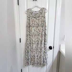 MASAI Copenhagen Nilas Tiered Maxi Dress sz S viscose 100%